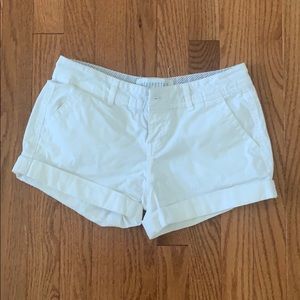 Aeropostale white twill shorts